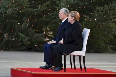 Токаев и Ангела Меркель встретились в Берлине 